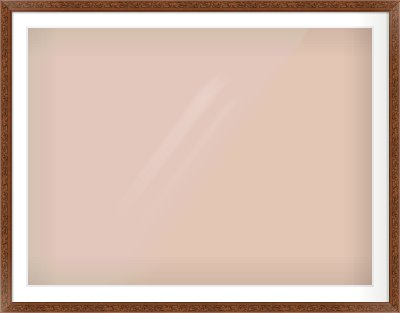 Maroon Decorative Frame for 1200 × 900mm artwork, with Smooth White Single Mount