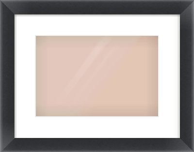 Black Bevel Frame for 12 × 8in artwork, with Smooth White Single Mount