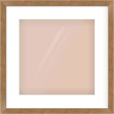 Brushed Bronze with Black Sides Flat Frame for 12 × 12in artwork, with Smooth White Single Mount