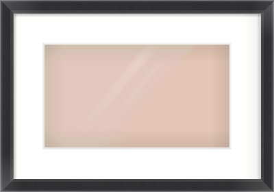 Black Angle Frame for 32 × 18cm artwork, with Smooth White Single Mount