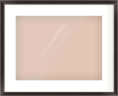 Black Cushion Frame for 40 × 30cm artwork, with Smooth White Single Mount