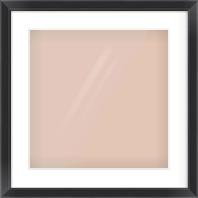 Black Angle Frame for 40 × 40cm artwork, with Smooth White Single Mount