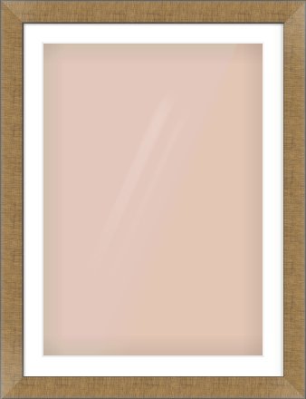 Bronze Flat Frame for 594 × 841mm artwork, with Smooth White Single Mount