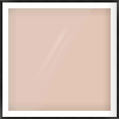Black Wood Grain Flat Frame for 36 × 36in artwork, with Smooth White Single Mount