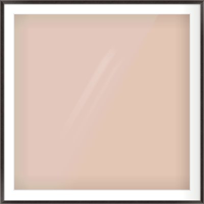 Black Cushion Frame for 36 × 36in artwork, with Smooth White Single Mount