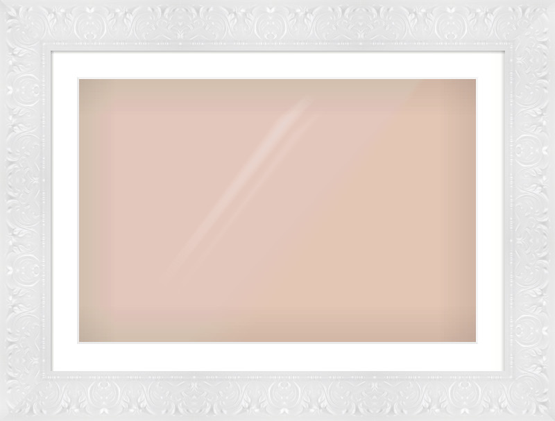 75cm X 50cm White Scoop Picture Frame KL869002 75cm-x-50cm-white-scoop-picture-frame-kl869002